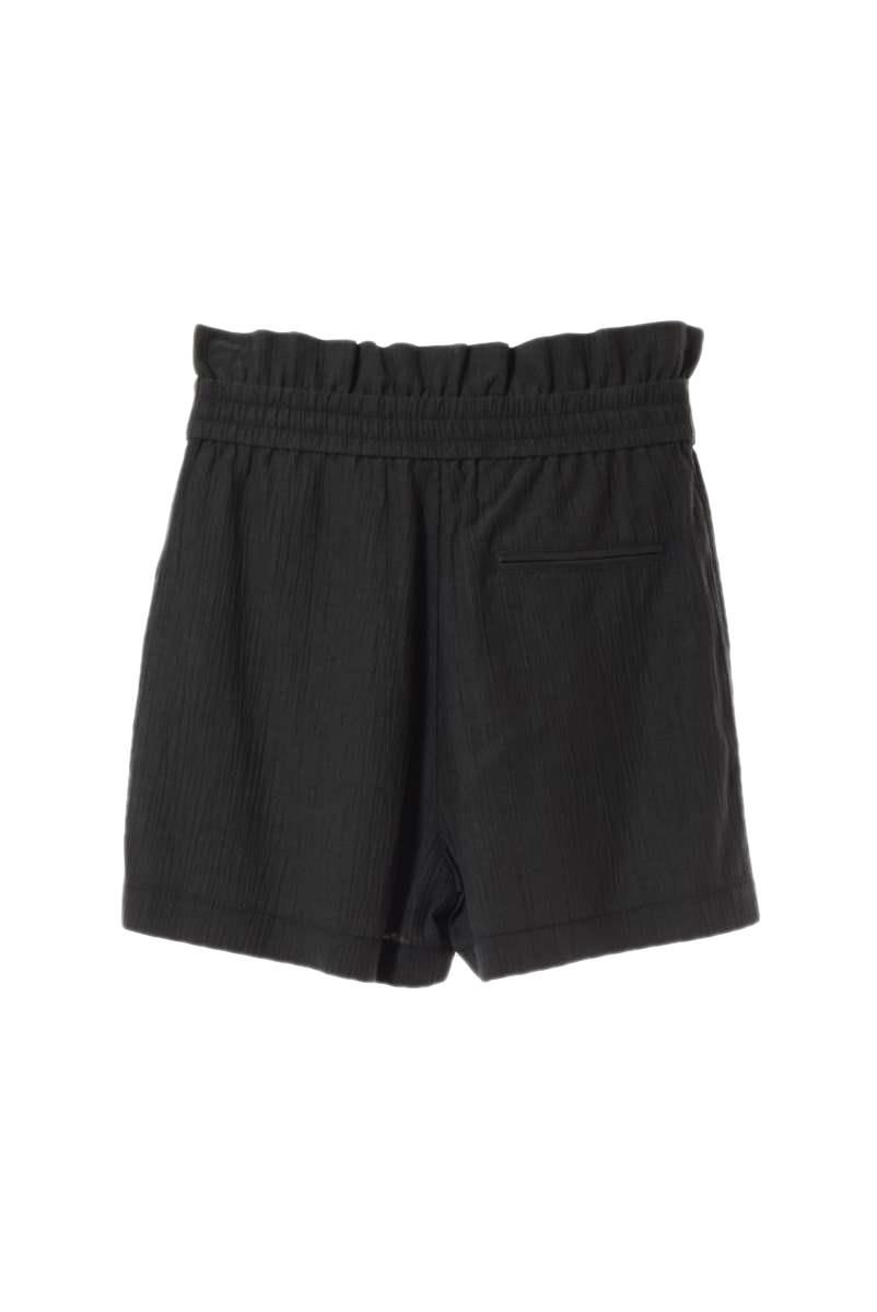 祝日 美品 3.1 Phillip Lim コットン ギャザー ショートパンツ 2 ブラック スリーワン フィリップリム vizier-me.com