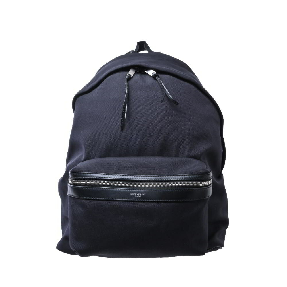 美品✨サンローランパリ　リュック　バックパック　ネイビー　ブラック 中古・古着通販】Saint Laurent Paris (サンローランパリ