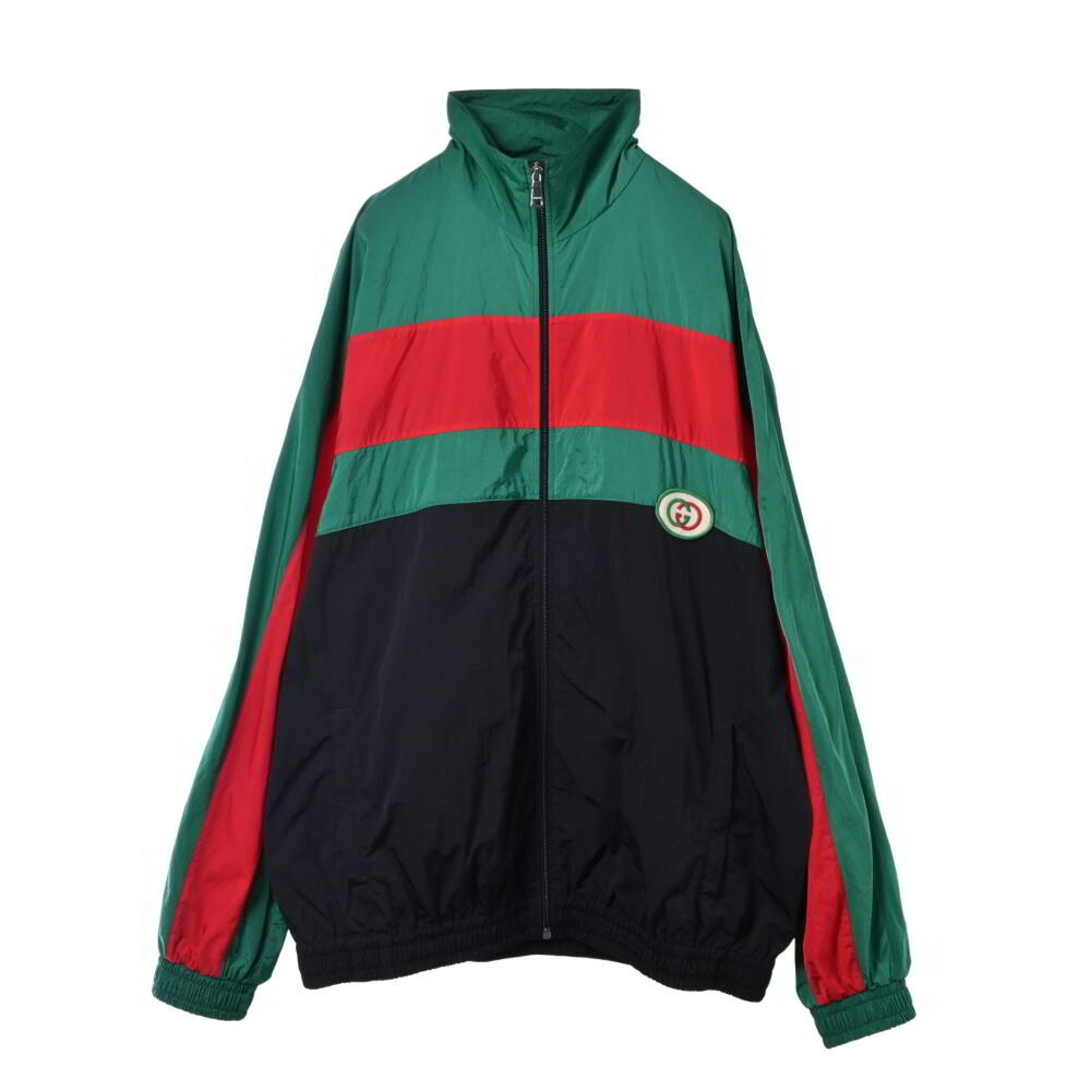正規品　GUCCI グッチ　ナイロンジャケット　XL GUCCI - グッチ ナイロンジャケット 特大サイズ GUCCI オーバ