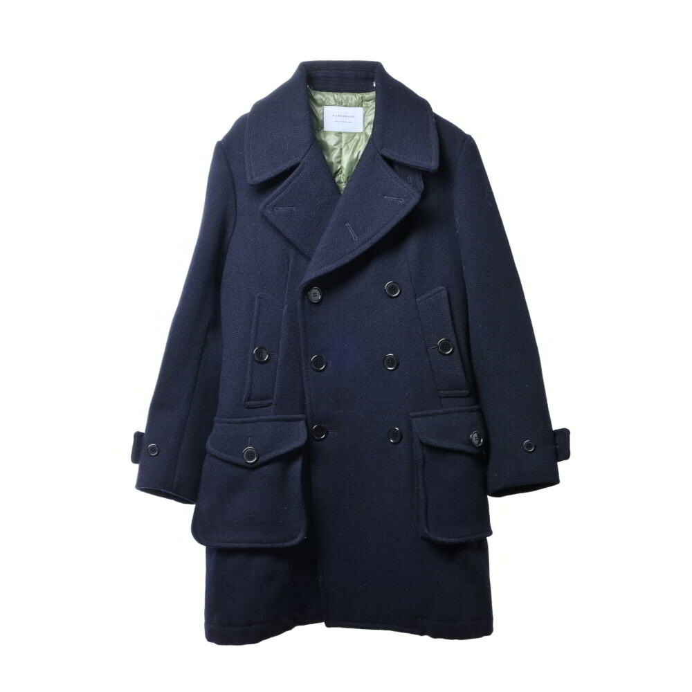 マーカウェア MAC COAT ORGANIC SUFFOLK MELTON MAC COAT ORGANIC SUFFOLK MELTON - MARKAWARE 「Area」