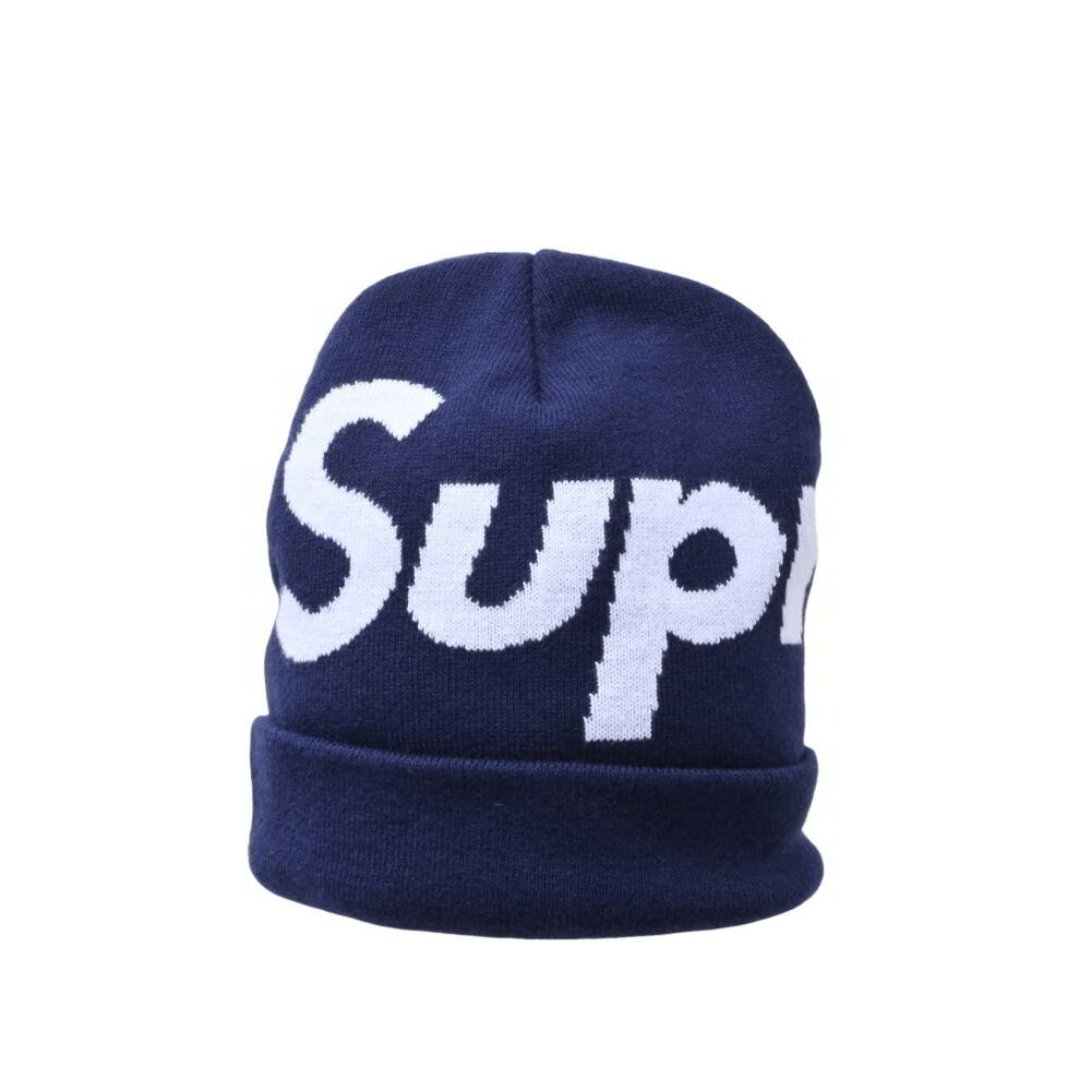 楽天市場】未使用 Supreme シュプリーム ニット帽 ビックロゴ