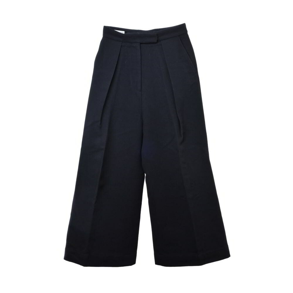 ENFOLDワイドパンツ36 ブラック ENFOLD(エンフォルド)｜RELAX ELASTIC WIDE-TROUSERS/パンツ