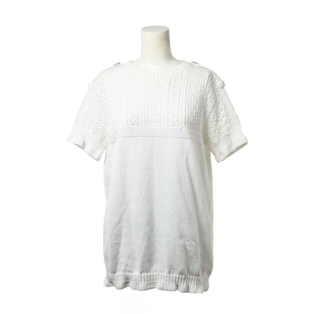 楽天市場】シャネル CHANEL ロゴ 半袖ニット ニット 衣料品