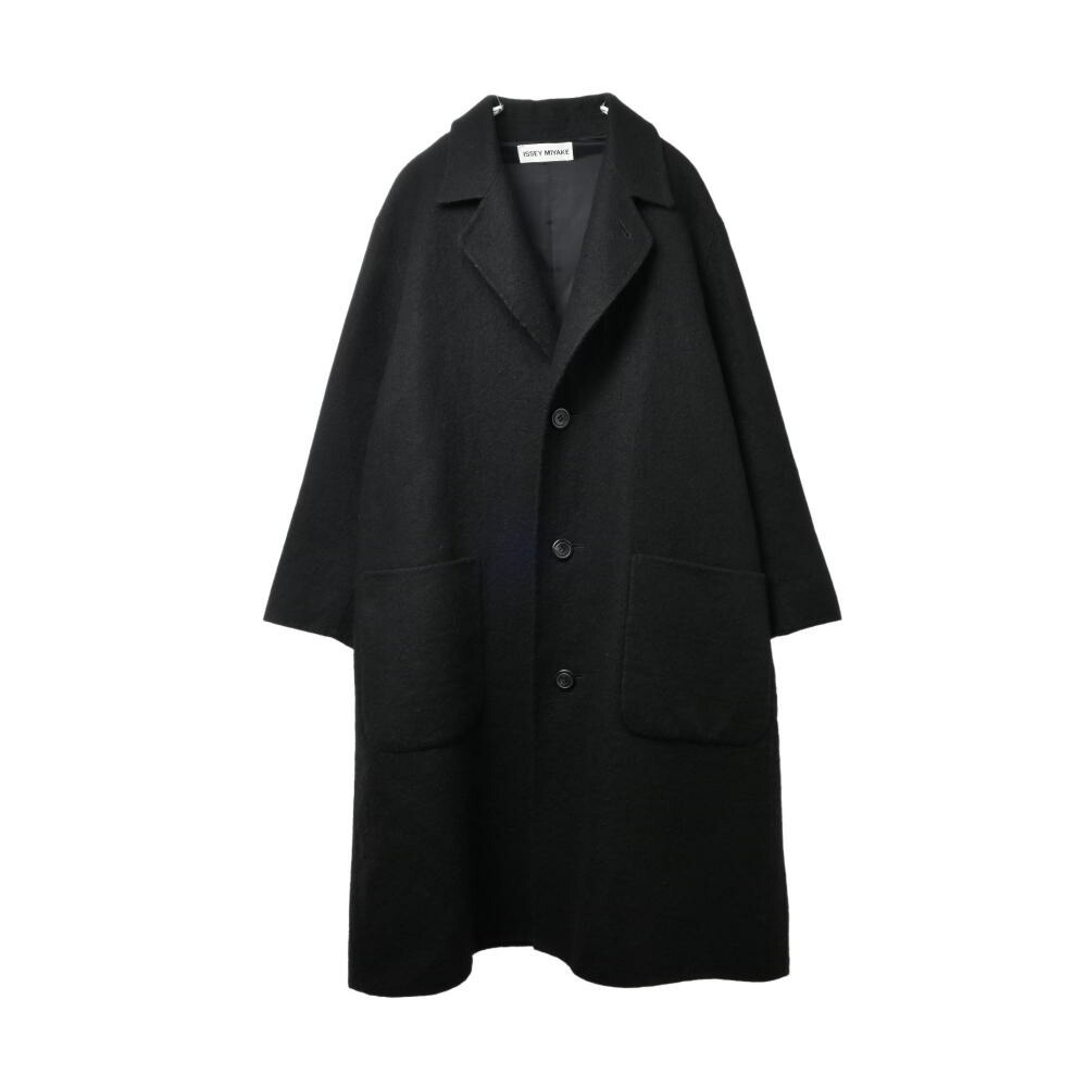 ISSEY MIYAKE MEN イッセイミヤケメン アンゴラ チェスターコート イッセイミヤケメン】チェスターコート【ISSEY MIYAKE】
