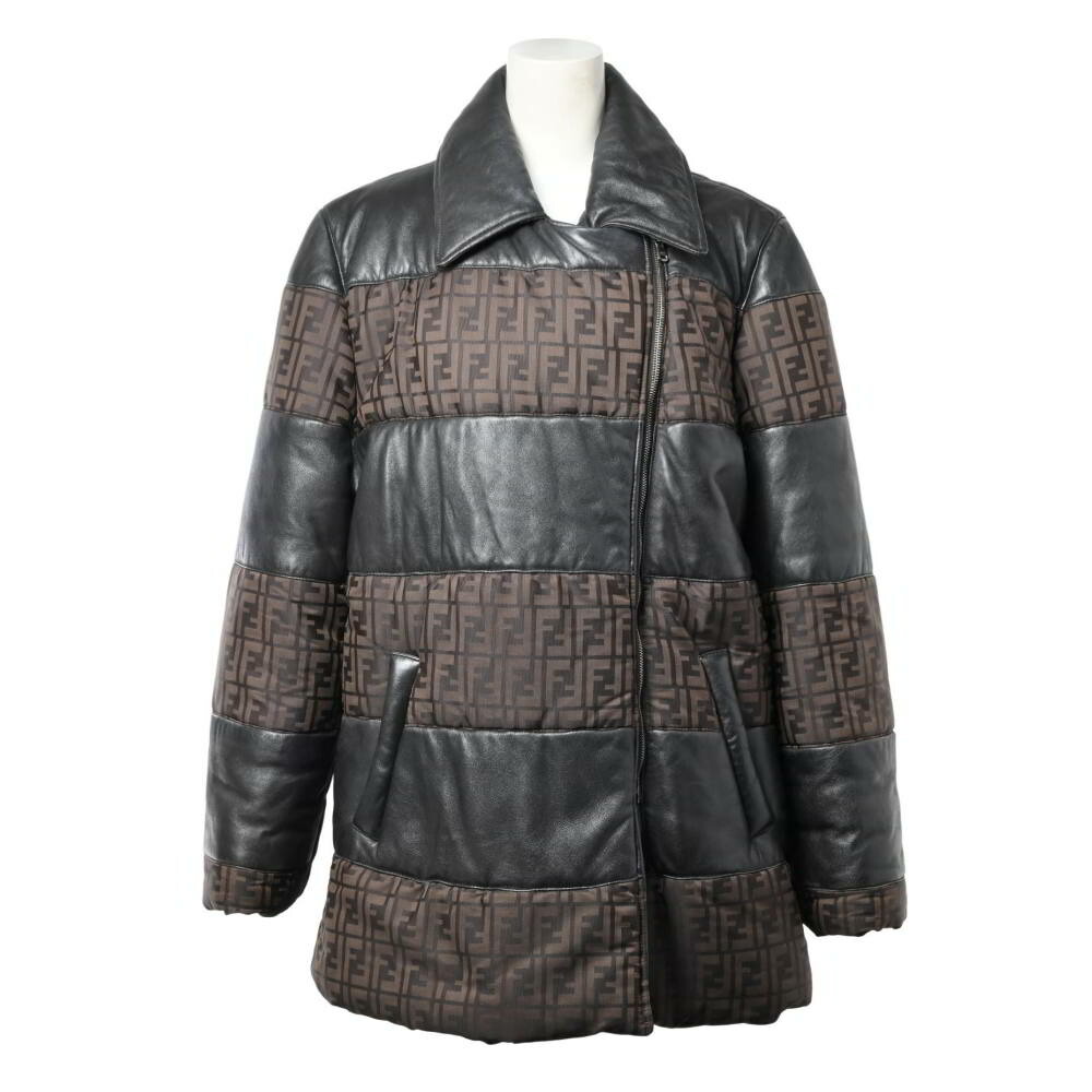 お値下げ‼︎FENDI＊ライダースジャケット 楽天市場】フェンディ FENDI 23年 レザー セレリアステッチ シングル