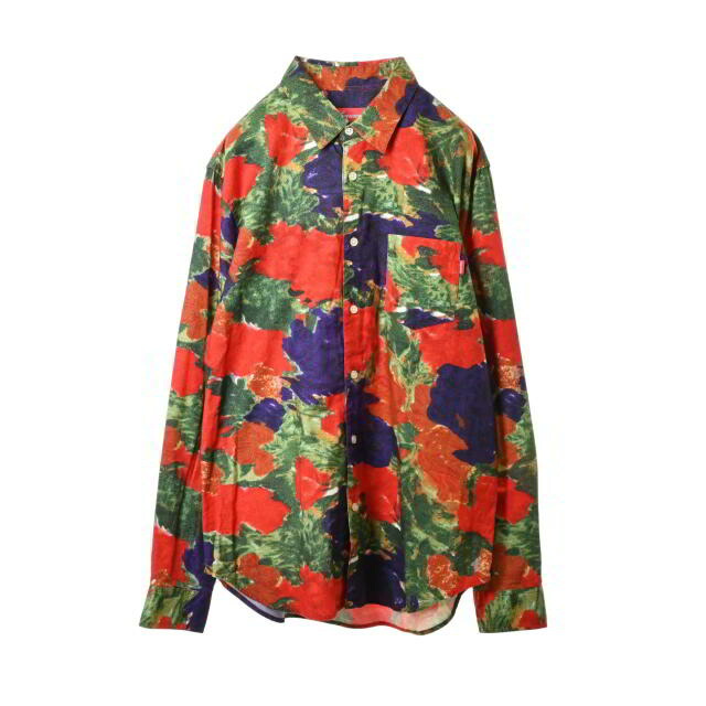 Supreme Brushed Floral Shirt フローラル シャツ M マルチ シュプリーム 【中古】｜CYCLE HEARTS店