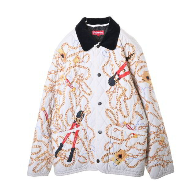 楽天市場】Supreme シュプリーム ジャケット レザーロゴ 襟ボア