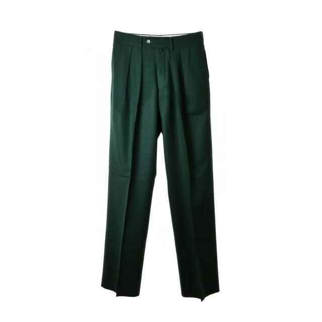 NEAT Hainsworth Melton ツータック パンツ 44 グリーン ニート 【中古】｜CYCLE HEARTS店