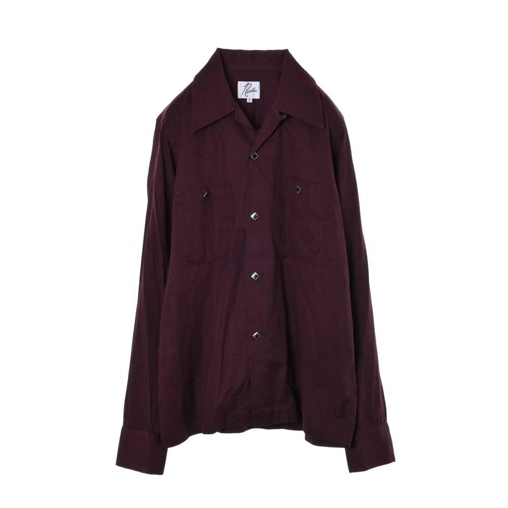 Needles ウエスタン テンセル混 セットアップ S/S ボルドー ニードルス 【中古】｜CYCLE HEARTS店 7,875円