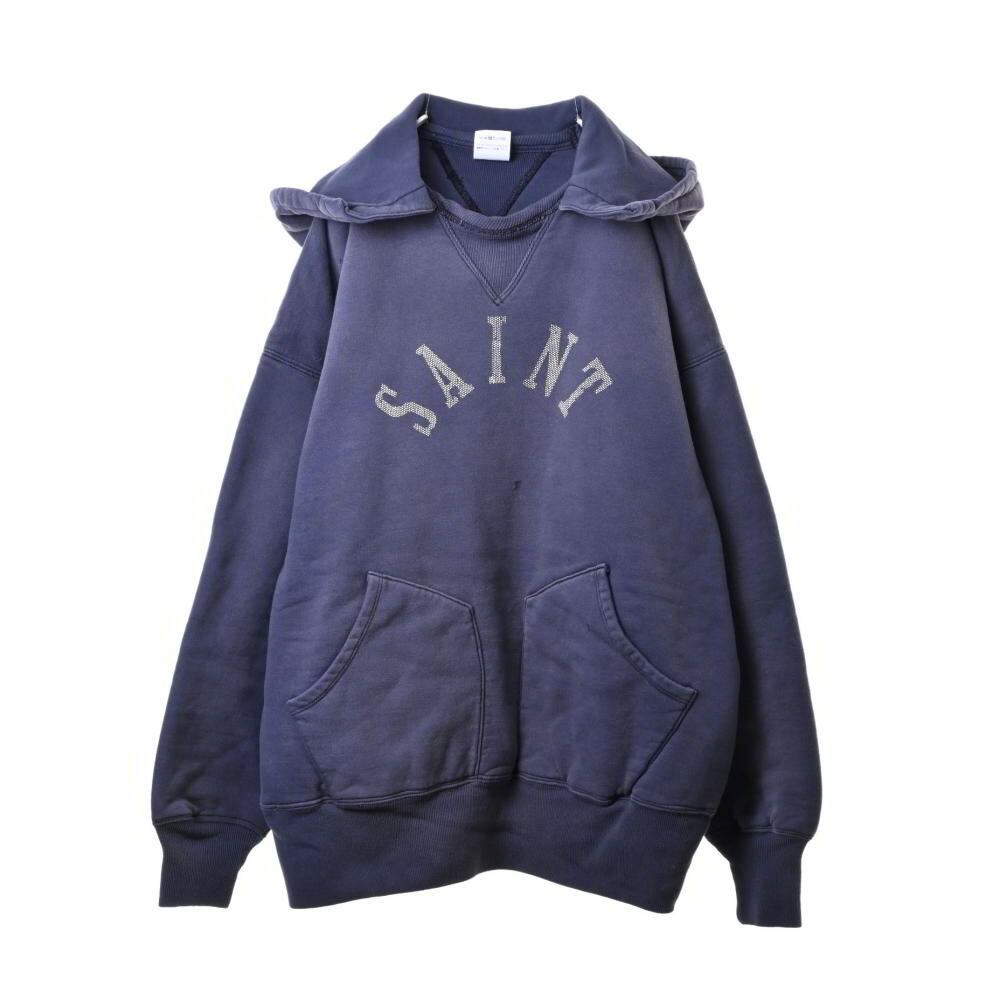 楽天市場】SAINT MxxxxxxSAINT PATCH HOODIE / NAVYセント ロゴ
