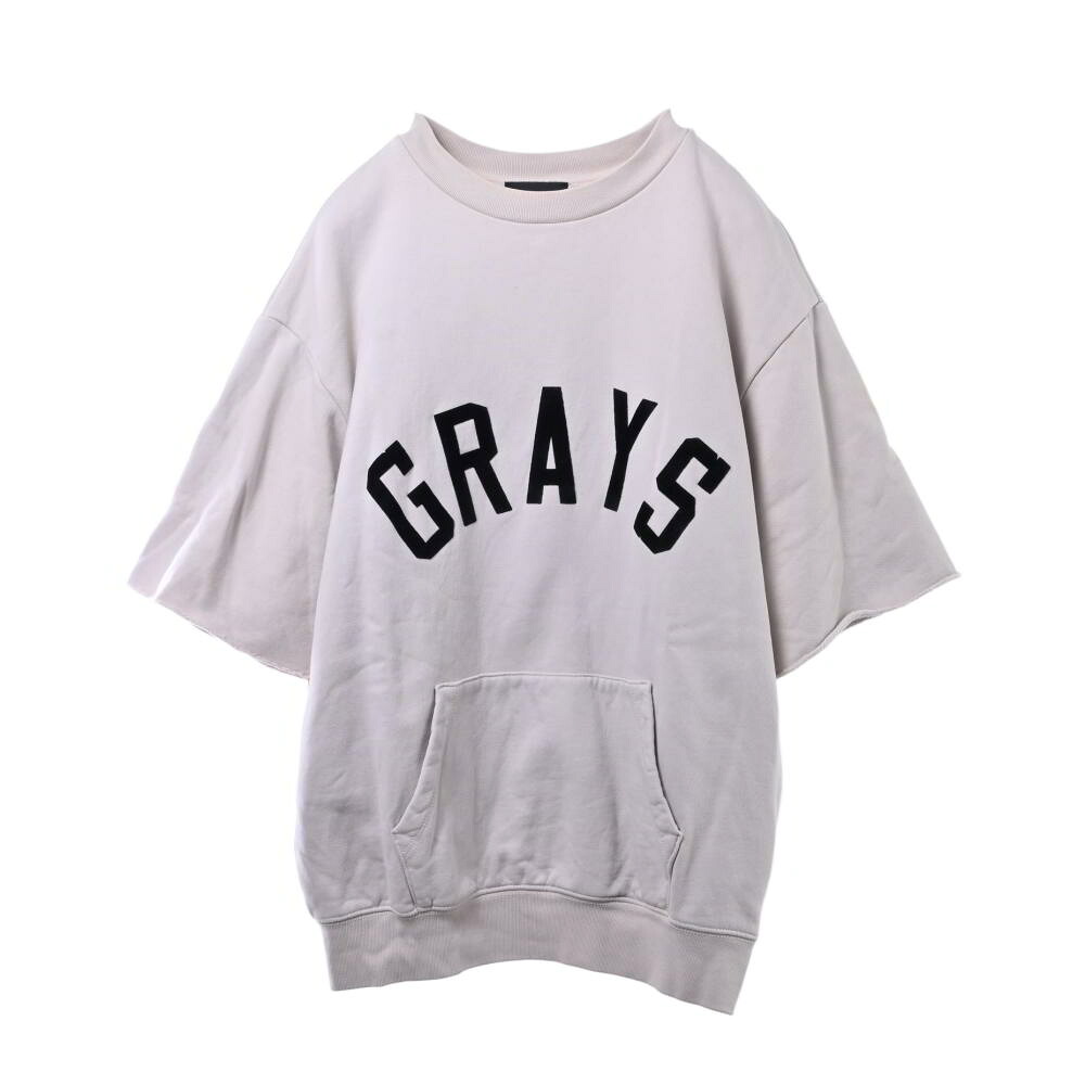 Fear of God GRAYS カットオフ 半袖汗水 XS 点火装置薄墨色 フィアオブゴッド 【中古】
