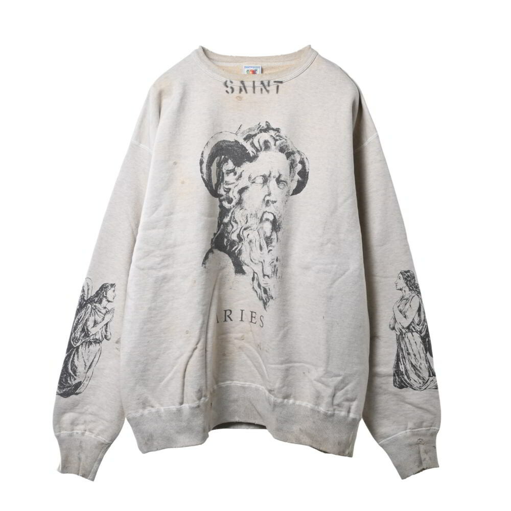 【新品】23aw セントマイケル×アリーズコラボ　スウェット　希少サイズ　XL 新品】23aw セントマイケル×アリーズコラボスウェット希少サイズXL