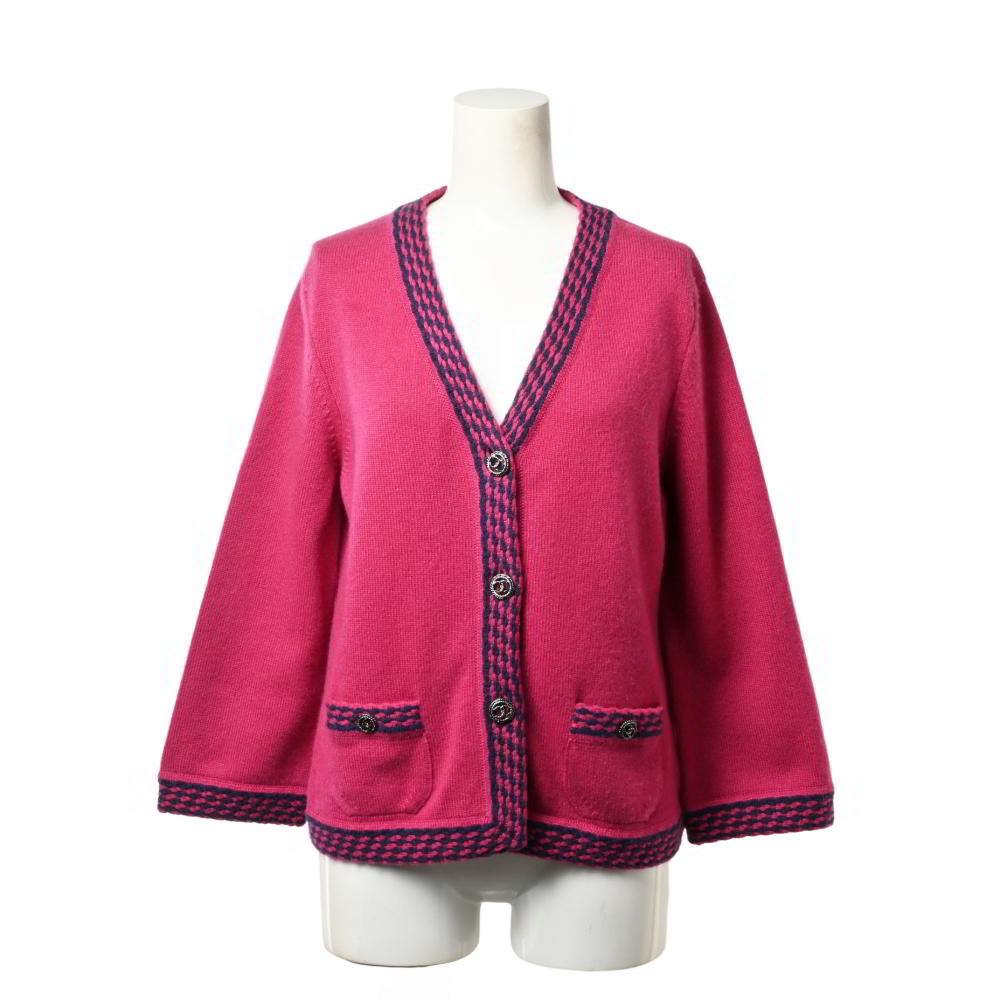 楽天市場】【美品】シャネル ニット カーディガン カシミヤ100