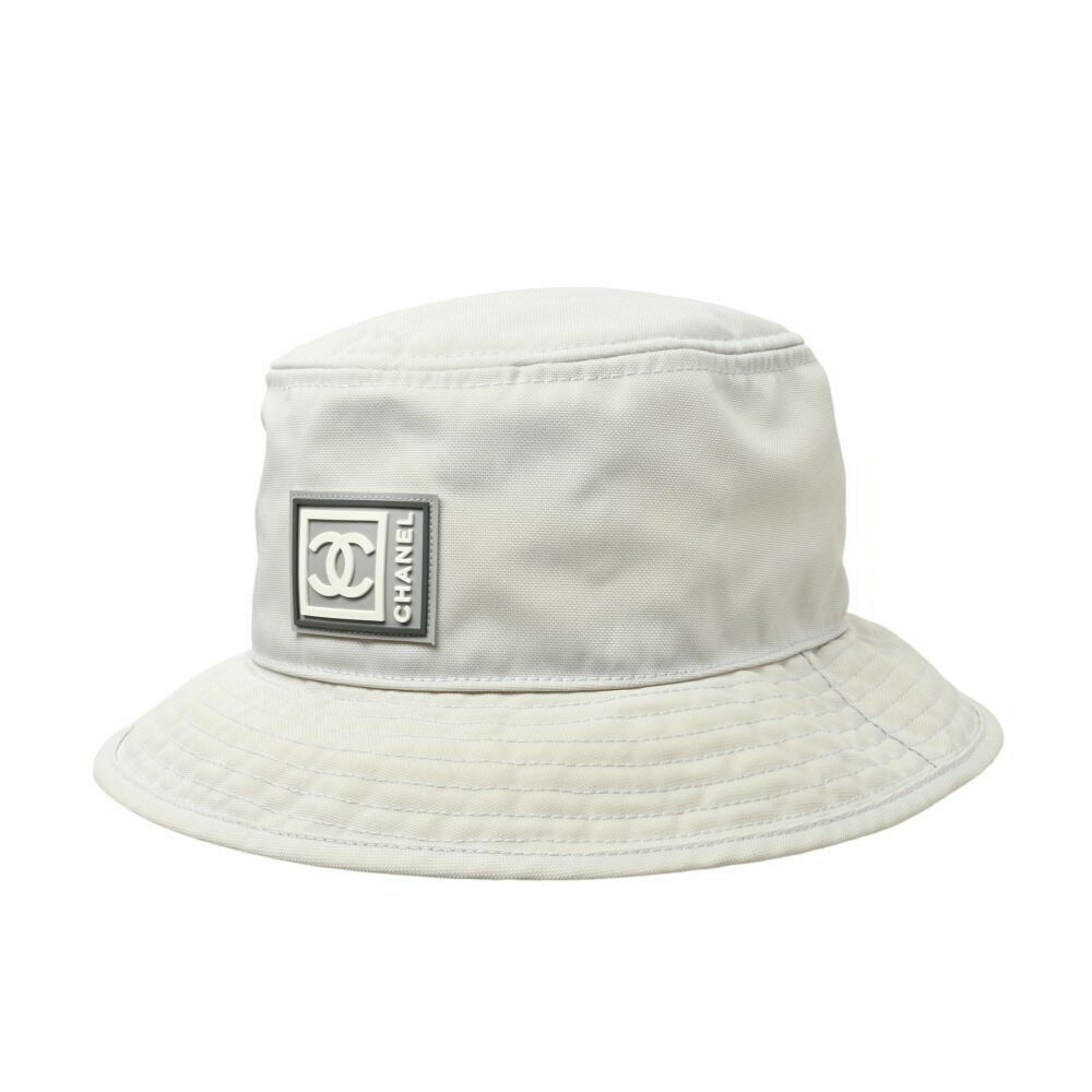 CHANEL つばひろ帽子　コットン　57cm 楽天市場】CHANEL シャネル ココマーク ハット 帽子 つば広 コットン
