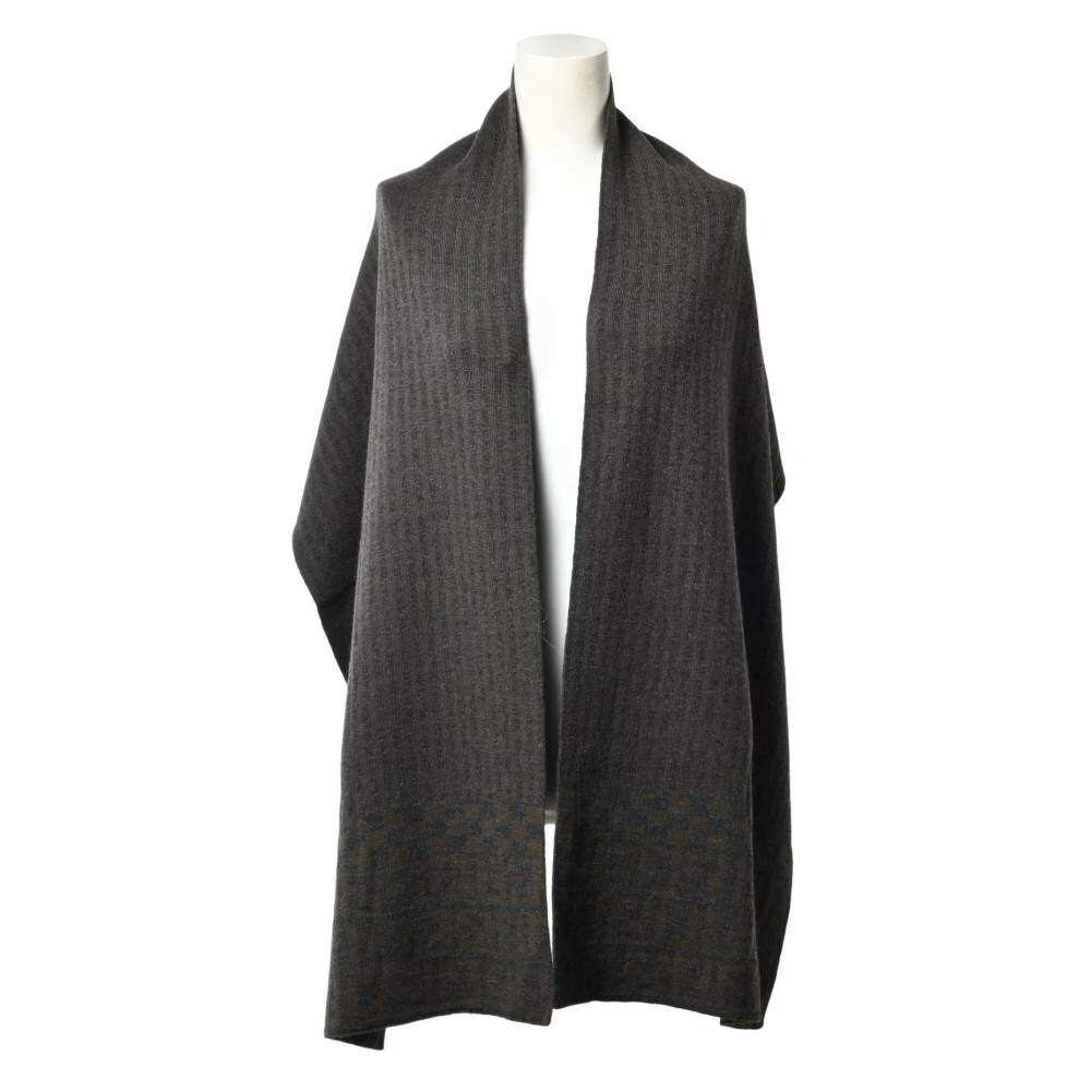 楽天市場】FENDI フェンディ マフラー ズッカ柄 グレー×ブラック タグ