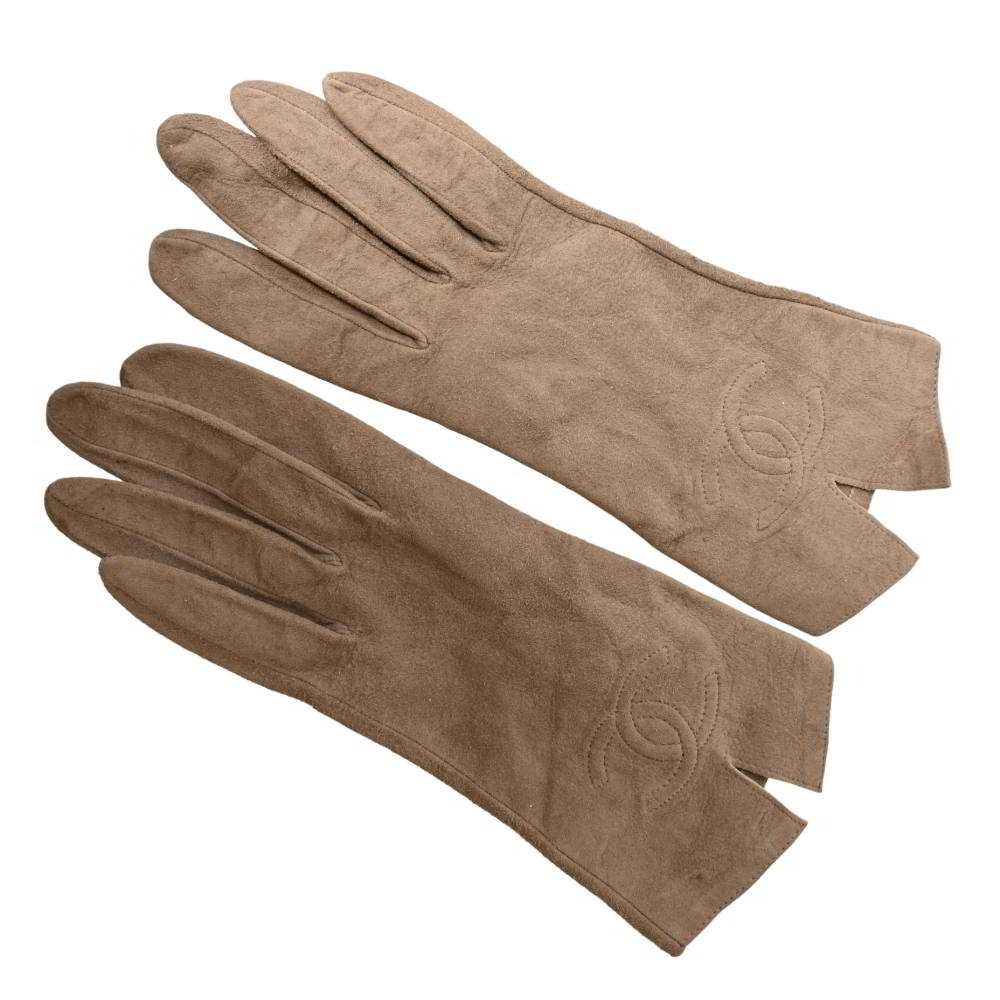 楽天市場】【中古】CHANEL シャネル 手袋 レザー グローブ ブラック 黒