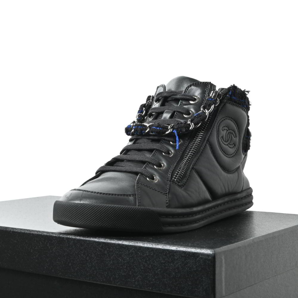 楽天市場】【緑屋質屋】シャネル G32722 ハイカットスニーカー #41