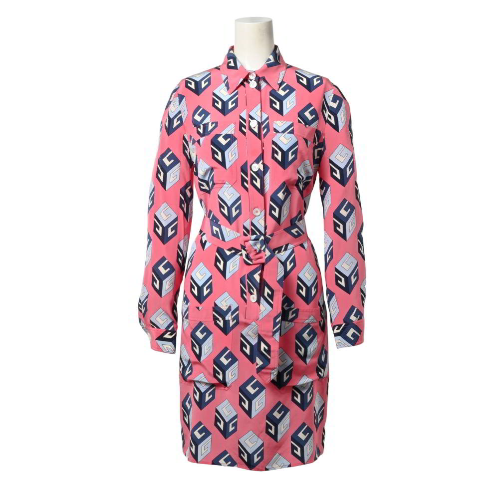 楽天市場】【グッチ】Gucci 総柄 ピクセルブーケ シルク ドレス