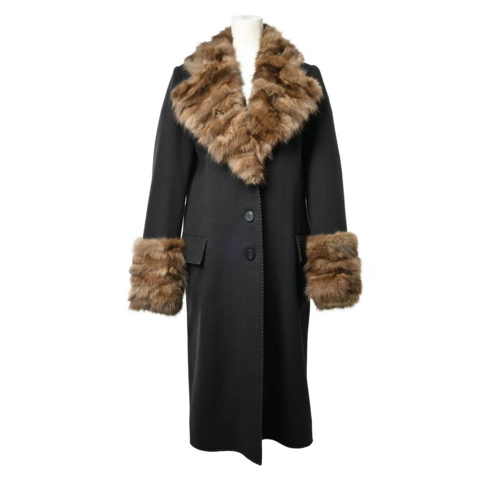 楽天市場】FENDI フェンディ 3652 カシミヤ混ウール チェスター コート