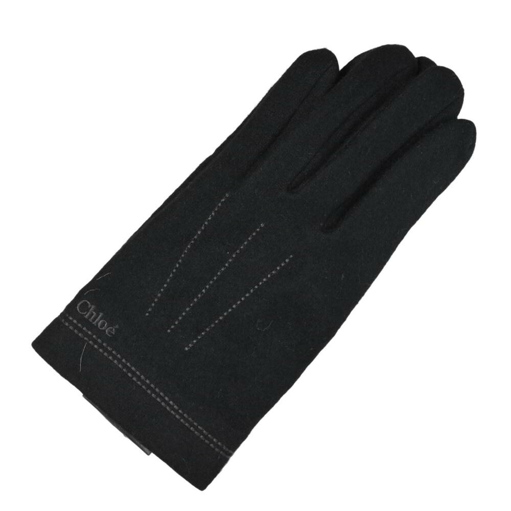 楽天市場】Chloe クロエ 手袋 未使用品 ブラック レザー レディース