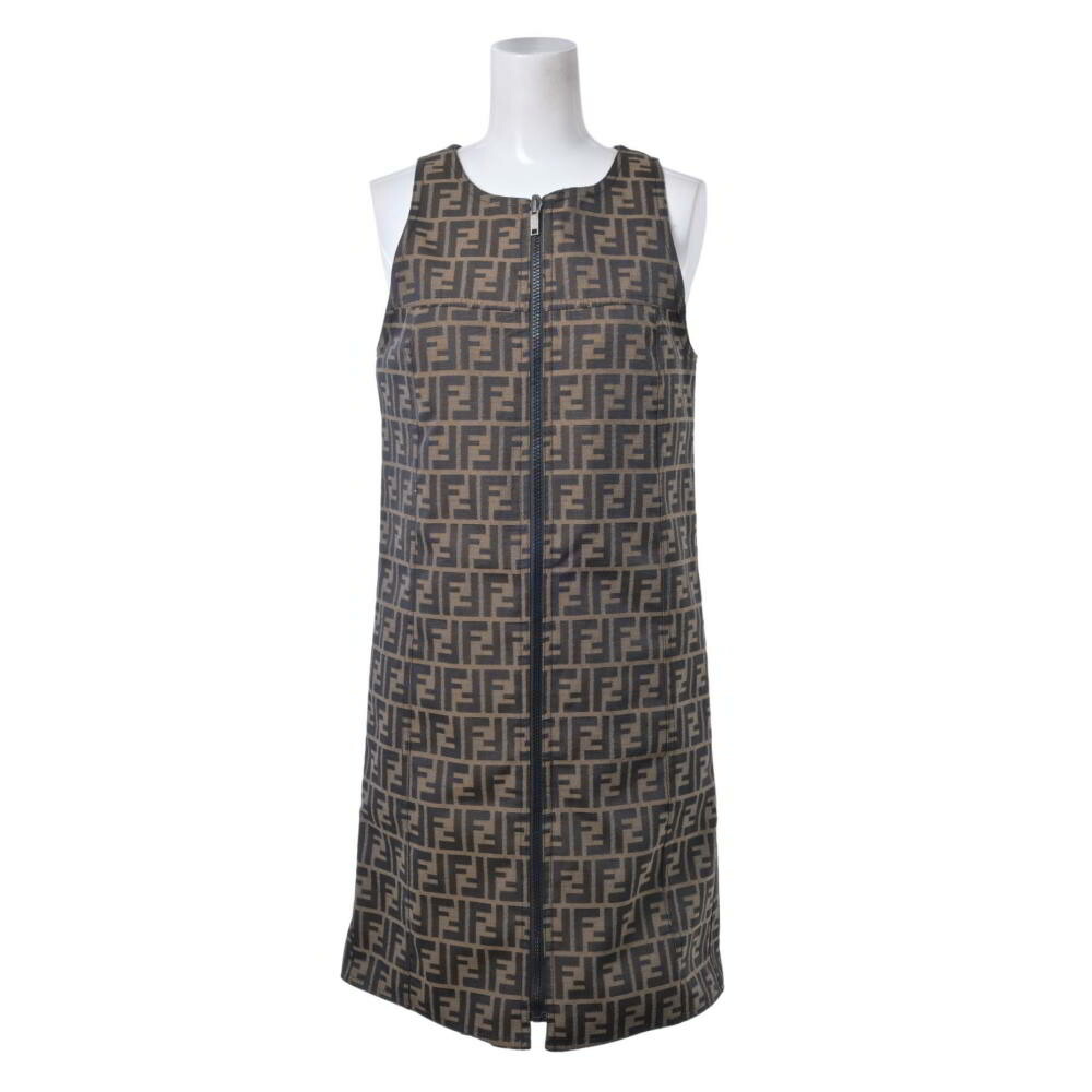 楽天市場】FENDI フェンディ/ズッカ柄ワンピース/FZD765 A7UB/Aランク