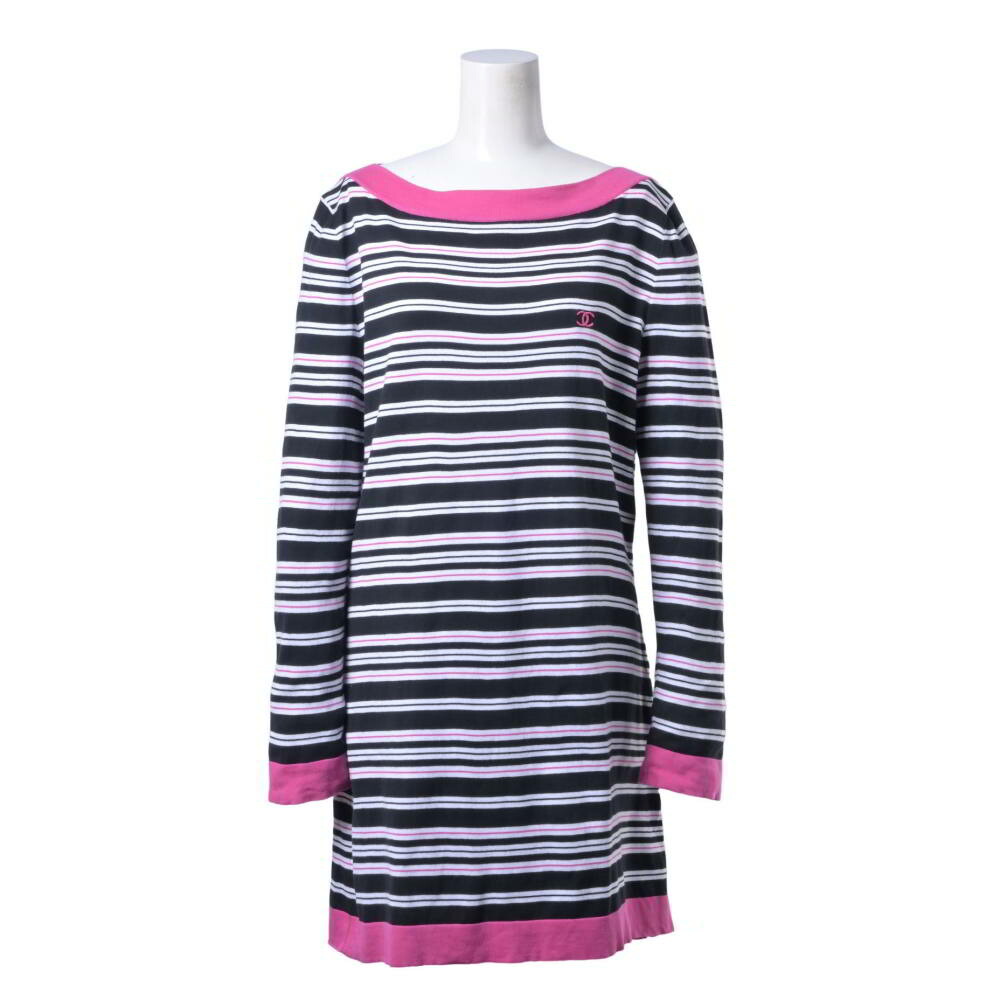 楽天市場】CHANEL シャネル ココマーク 半袖 ニット ワンピース ウール