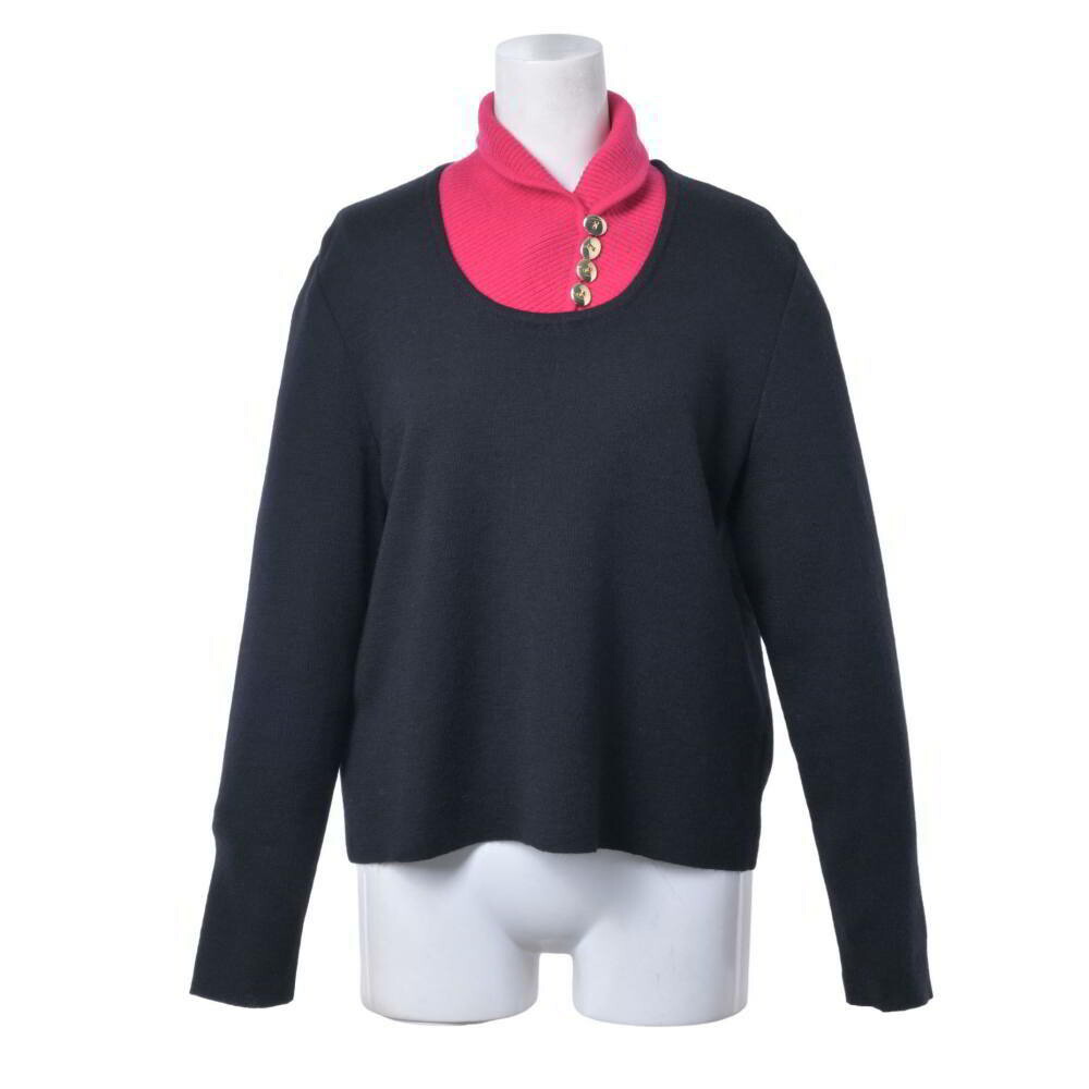Miss Dior ヴィンテージ 差しつかえる色合い 絨毛 編み物 M 黒いこと ミスディオール 【中古】 セーター-トップス-ニット・セーター