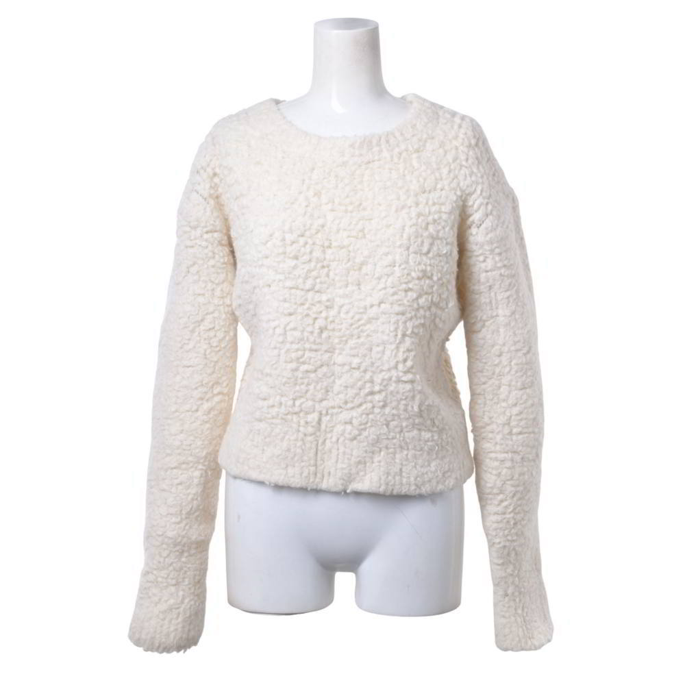 Christian Dior 154S55AM114 J'ADIOR8 バックプリント テクニカルウール プルオーバー ニット 36 ホワイト クリスチャンディオール 【中古】|CYCLE HEARTS店