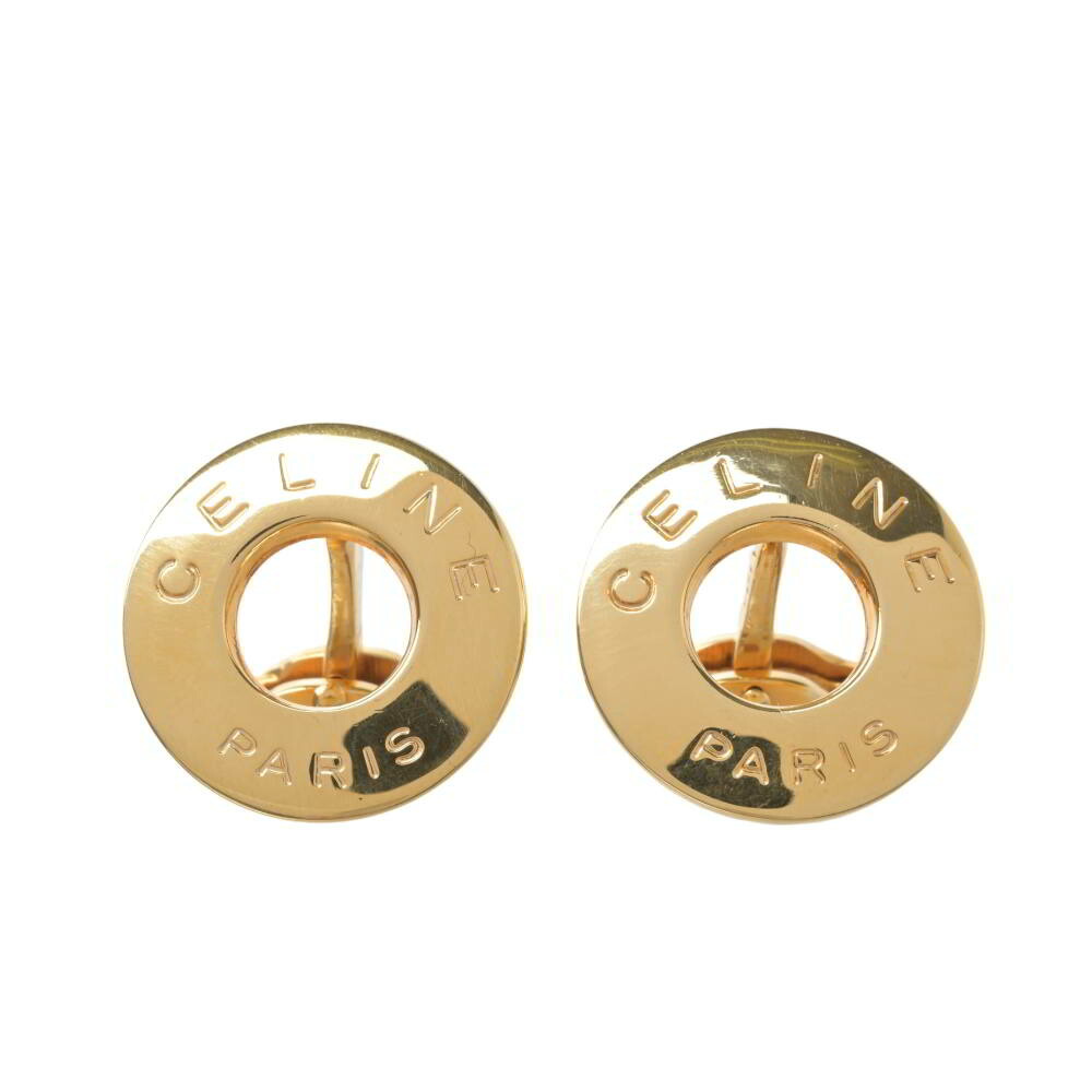 CELINE ヴィンテージ ロゴタイプ カフリンクス - ゴールド セリーヌ 【中古】