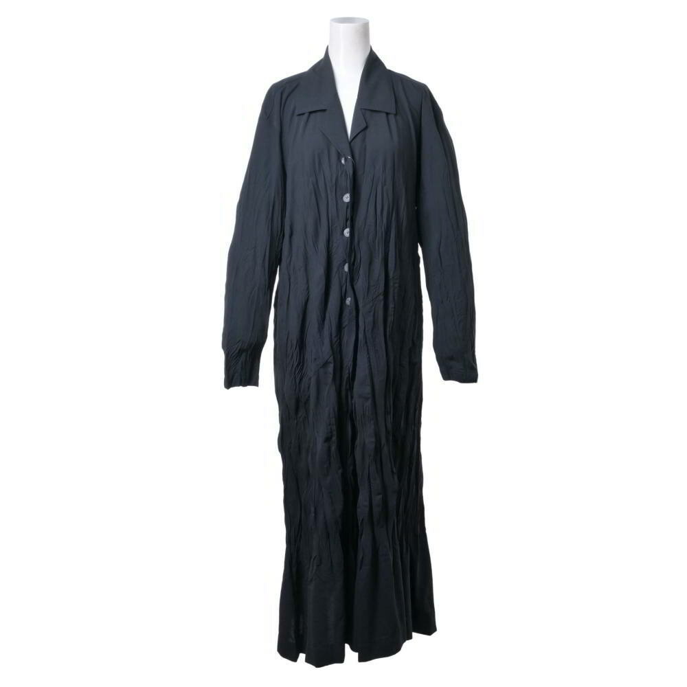 ISSEY MIYAKE IM33-FH909 2003AW ポリ 洗濯機産業 ティーシャツ 衣装 M 黒いこと イッセイミヤケ 【中古】