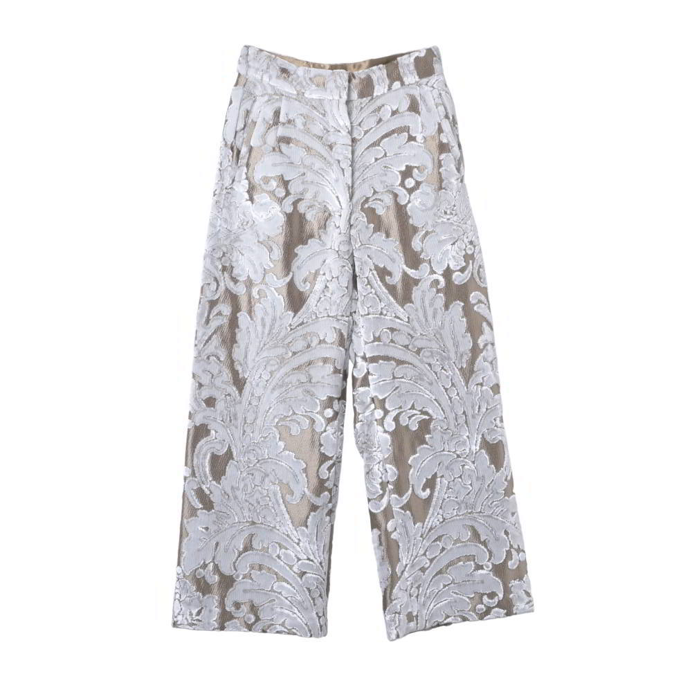 DRIES VAN NOTEN ルーマニア製 ジャかばい立て ズボン下 36 白いこと ドリスヴァンノッテン 【中古】