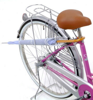 楽天市場 Keia 川住製作所 リア傘ホルダー Kw 80 傘収納 後用 フロントチャイルドシート付に最適 サイクルランドナニワ 楽天市場店