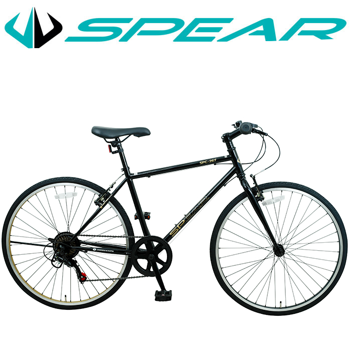 クロスバイク 自転車 27インチ 700c シマノ製 変速7段 SPEAR スペア SPC-7007 ディレーラー Tourney（ ターニー）適用身長158cm以上 男性 女性 自転車通販SPEAR