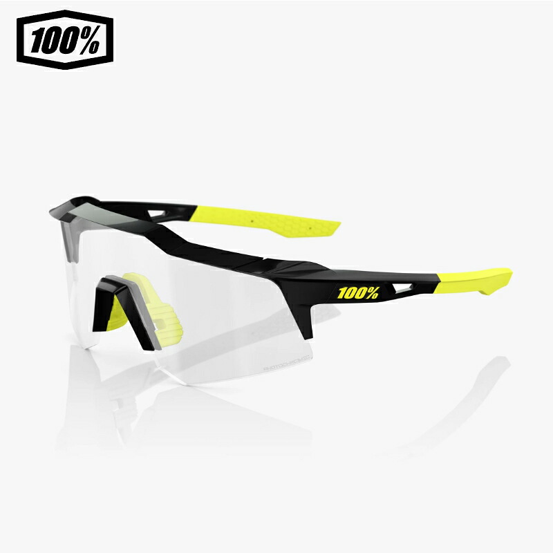 100% ワンハンドレッド SPEEDCRAFT XS Gloss Black Photochromic Lens サングラス｜サイクリック店