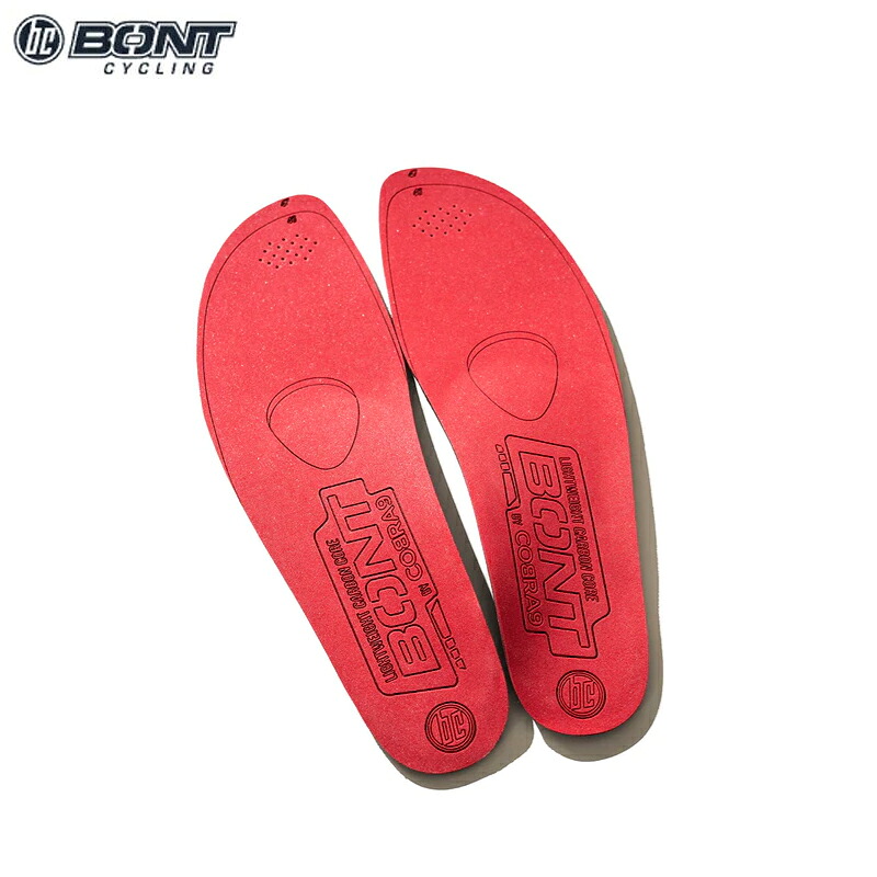 BONT ボント ベイパー用インソール ワイドアジアンフィット レッド|サイクリック店