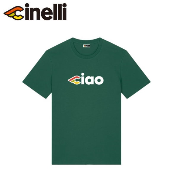 Cinelli チネリ T-SHIRT CIAO REG GREEN Tシャツ