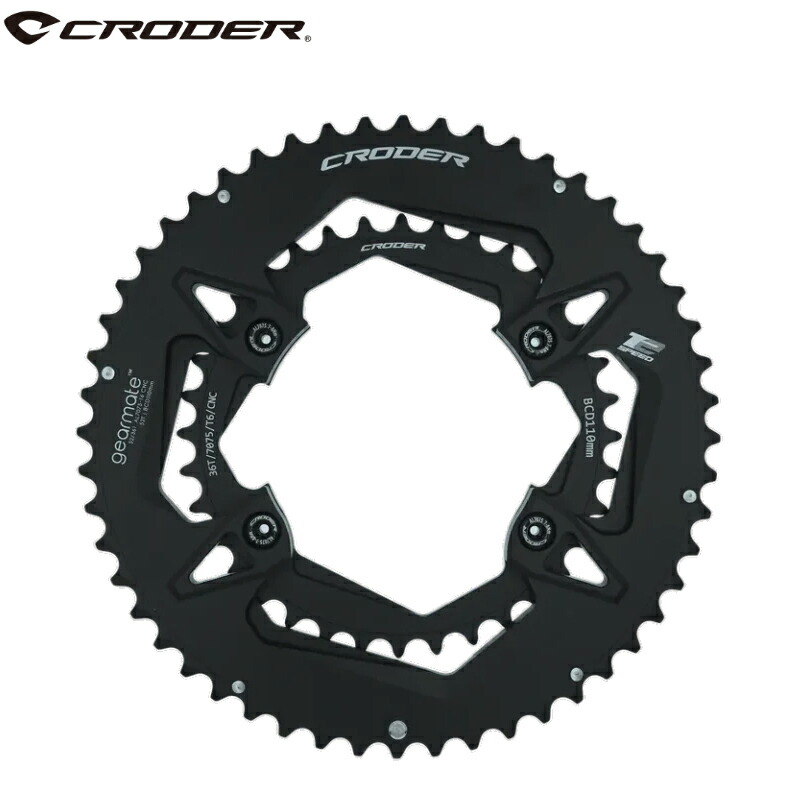 O.SYMETRIC チェーンリング 52-38T FC-R9100対応 O.SYMETRIC チェーンリング 52-38T FC-R9100対応 ロードバイク