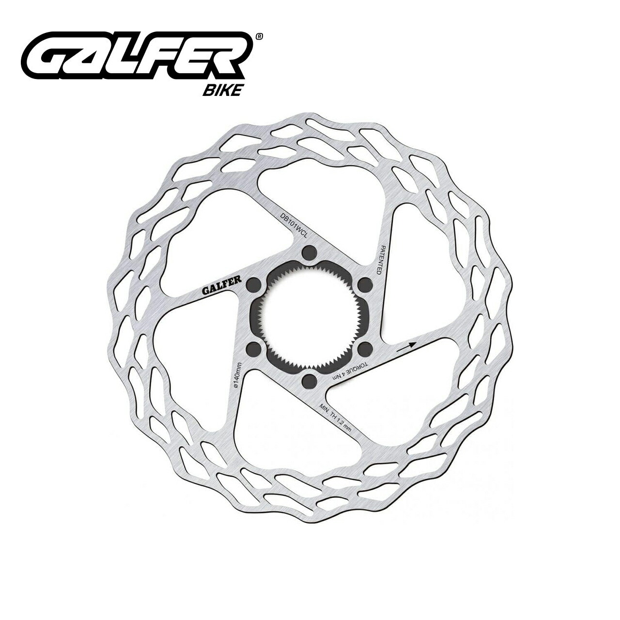 Galfer ガル毛革 Disc Wave Rotor for Road 140粍 ディスクローター