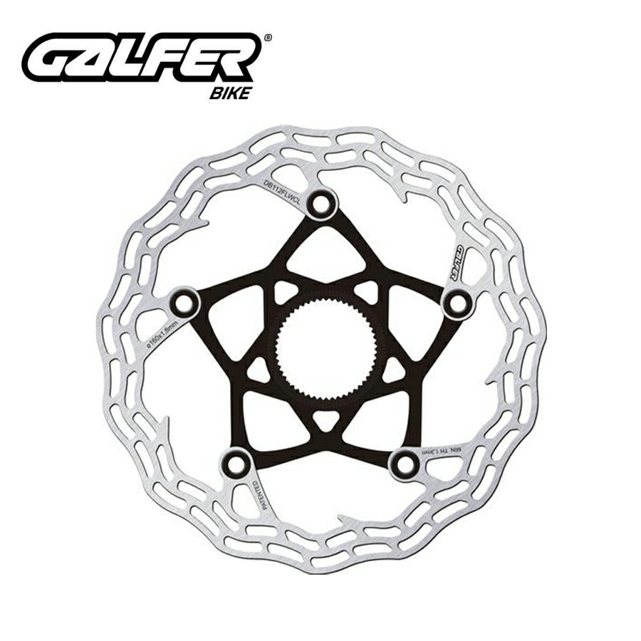 Galfer ガル毛皮 TWO-PIECE DISC SHARK ROAD CENTER LOCK 背広レコード盤 シャーク 読み込む真っただ中鍵を掛ける 160粍 DB112FLWCL