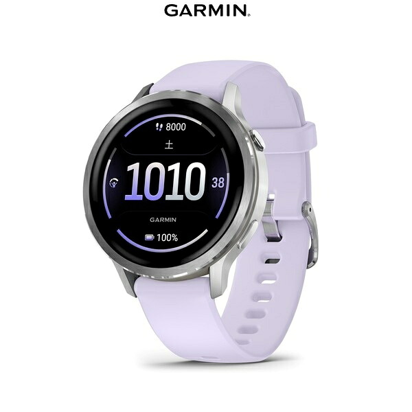 Garmin ガーミン Venu 4 41mm Silver / Periwinkle フィットネスGPSウォッチ｜サイクリック店