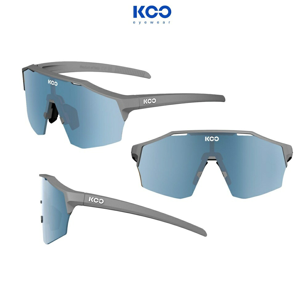 KOO サングラス ALIBI GRY MATT TURQUOISE L