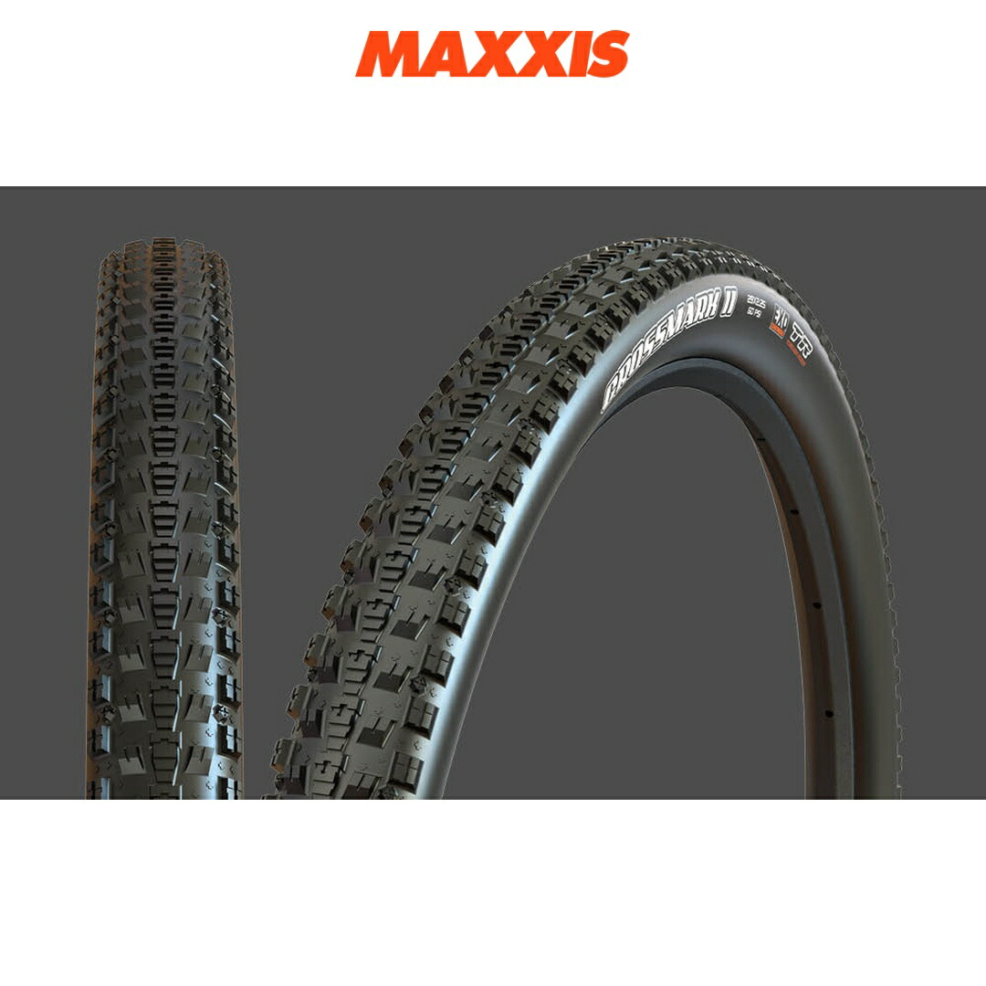 楽天市場】MAXXIS タイヤ クロスマークII 27.5x2.25 : サイクリック