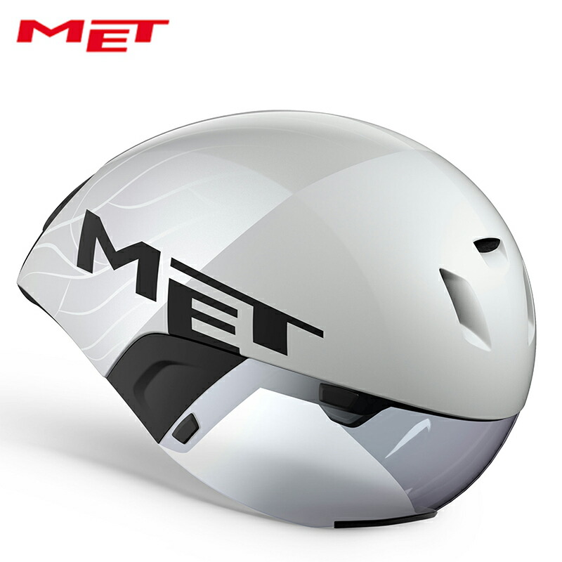 MET 鉄兜 CODATRONCA White Silver/Matt Glossy  安全帽