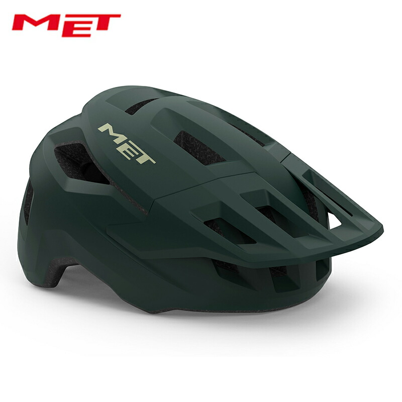 MET メット SHELTER MIPS Deep Green/Matt ヘルメット