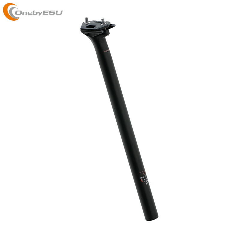 ワンバイエス カーボン アキレス シートポスト φ27.2 350mm ウエムラサイクルパーツインターネット店 / OnebyESU