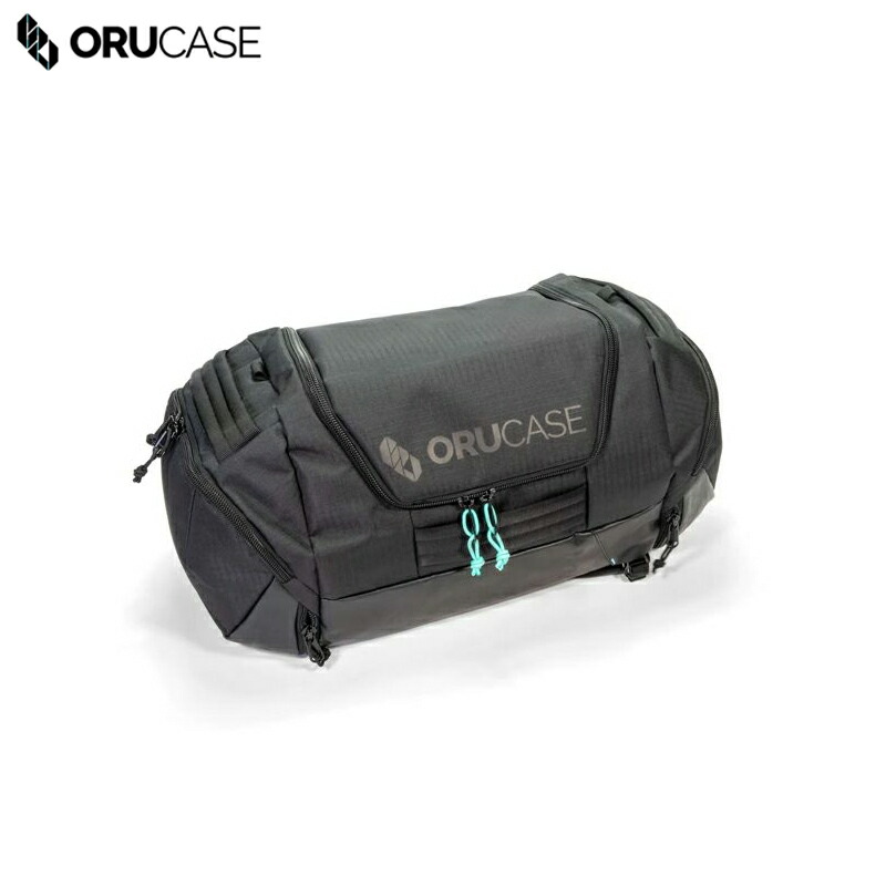 Orucase オルケース Janus Duffel Bag 55L BLACK ジャヌス ダッフルバッグ/ショルダーバッグ/バックパック/3WAY