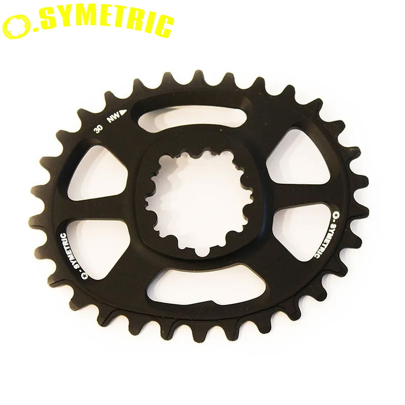 O,SYMETRIC オーシンメトリック Sram Boost 3mm ダイレクトマウント ブラック チェーンリング