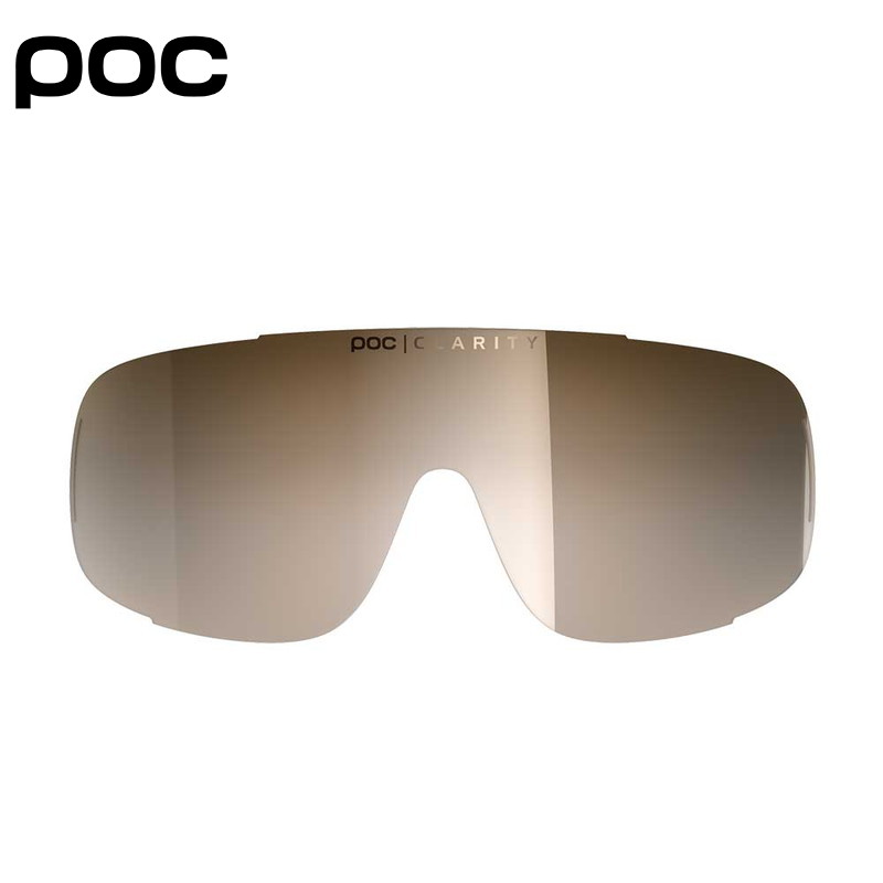 POC ポック Aspire Sparelens アスパイアスペアレンズ - Brown/Silver Mirror サングラス用交換レンズ｜サイクリック店