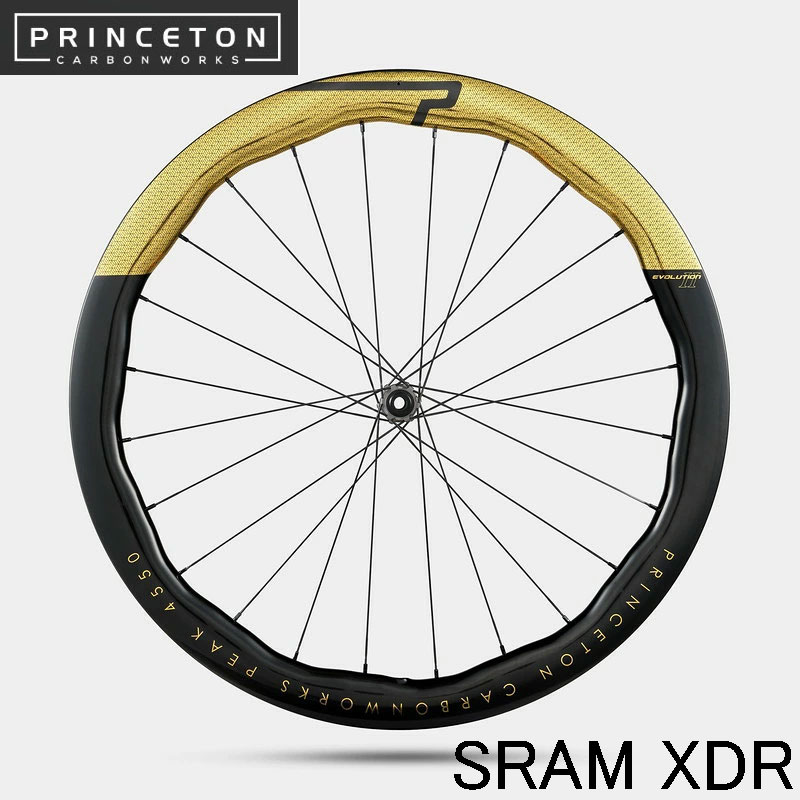 Princeton CarbonWorks Peak 4550 Evolution II ディスクブレーキ SRAM XDR 前後ホイールセット|サイクリック店