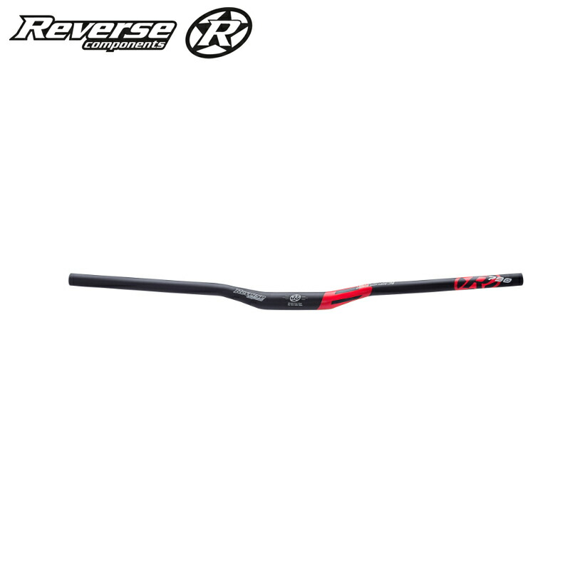 Reverse components ハンドルバー Base 790mm φ31.8/18ｍｍライズ（マットブラック/レッド）